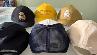 Lote 6 Gorras Oficiales Real Madrid - Nuevas