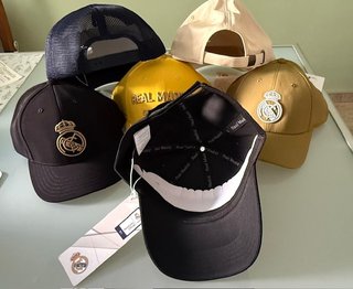 Lote 6 Gorras Oficiales Real Madrid - Nuevas