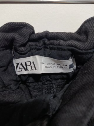 Jeans Zara vita alta neri