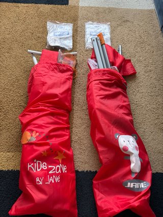 2 Barreras Cama Jane 150cm Roja