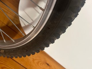 Bicicleta blanca infantil