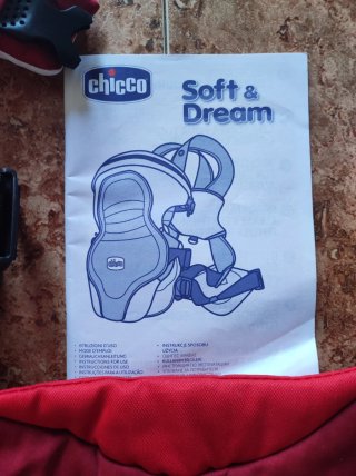 Mochila Portabebés Chicco Soft & Dream Roja