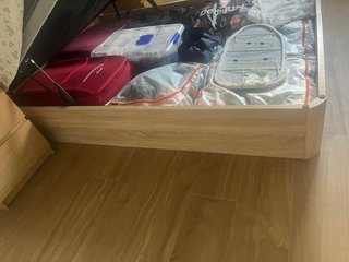 Canapé cama 135cm madera y tela