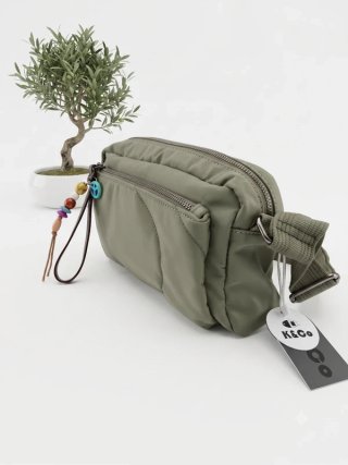 Bolso bandolera verde caqui