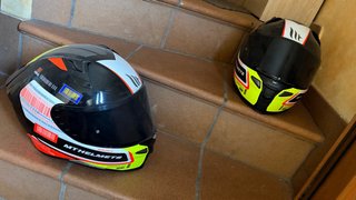 Casco MTHELMETS REVENGE 2 Rs Negro/Verde tallas LM