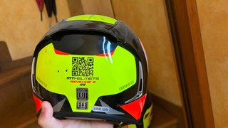 Casco MTHELMETS REVENGE 2 Rs Negro/Verde tallas LM