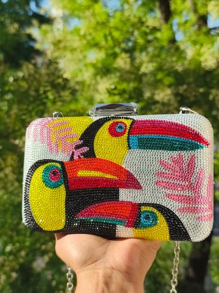 CLUTCH BOLSO fiesta borsa da será bolsa festa