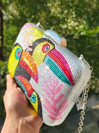 CLUTCH BOLSO fiesta borsa da será bolsa festa