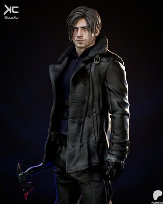 Figura Resina Leon Kennedy