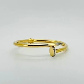Pulsera Clavo Circonita 18K