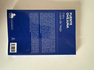 Libro fuente ovejuna de lope de vega