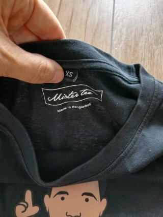Camiseta Negra Talla XS