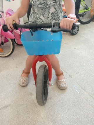 Bicicleta de aprendizaje RUNFIT roja