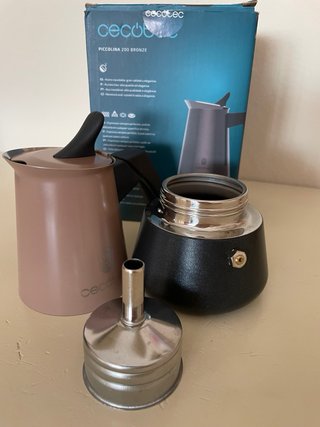 Cafetera Italiana Cecotec Piccolina 200 Bronze