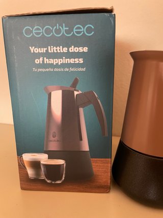 Cafetera Italiana Cecotec Piccolina 200 Bronze