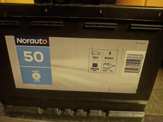 Batería Coche Norauto 50Ah 660A