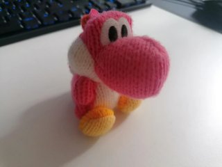 Amiibo Yoshi Rosa Tejido