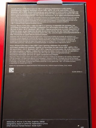iPhone 12 Pro Max 256 GB Negro