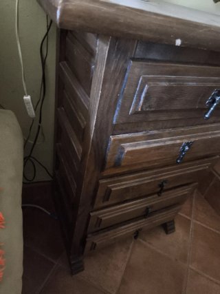 Mueble antiguo barroco madera