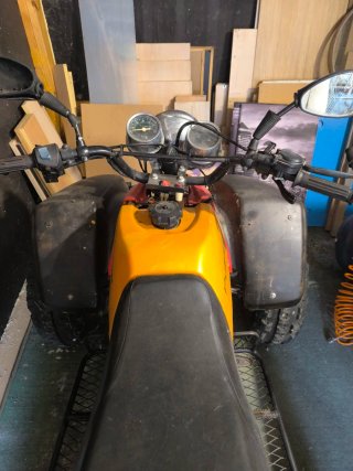 Quad 150cc Off-road Naranja/Plata