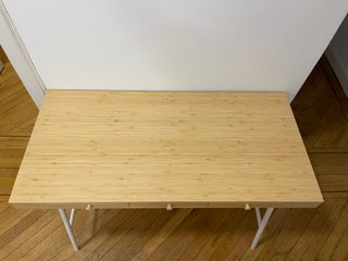 Escritorio LILLÅSEN bambú/metal Ikea