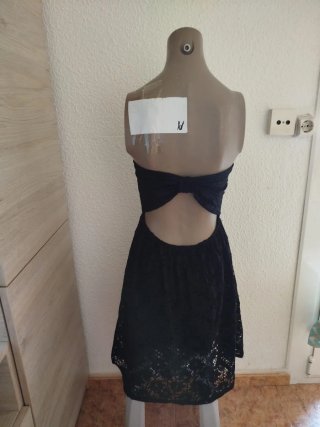 Vestido palabra de honor talla M pimkie