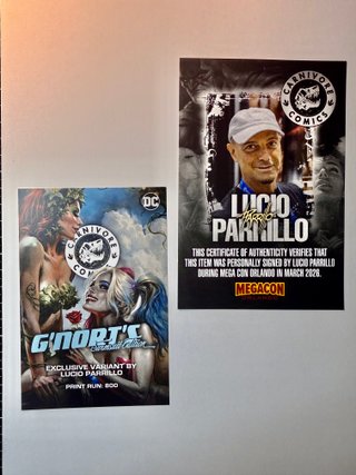 Comic USA G’nort 1 2025 Parrillo Firma COA Ltd.800