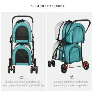 Carro doble mascotas