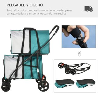 Carro doble mascotas