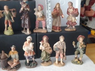 Pastori presepe resina