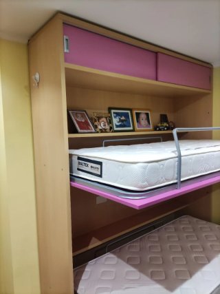 Litera doble abatible horizontal