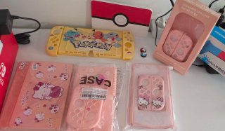Nintendo Switch OLED+Caja+Accesorios+juegos