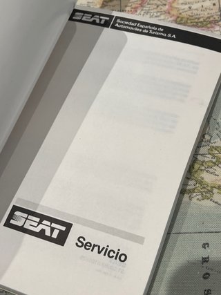 Manual Seat Ibiza 1990 y libro servicio