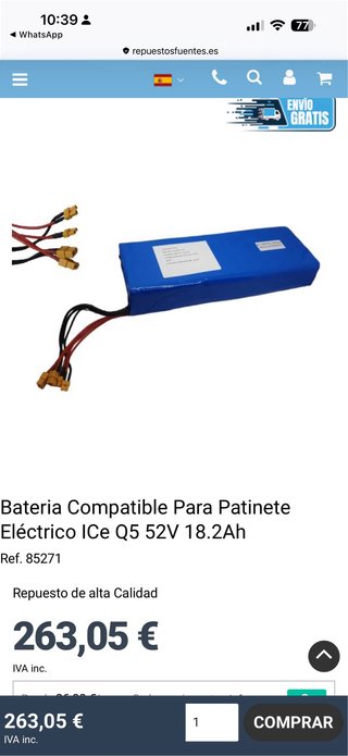 Patinete Eléctrico Skateflash