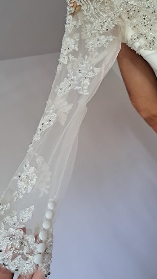 Vestido de novia blanco pronovias