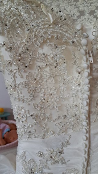 Vestido de novia blanco pronovias