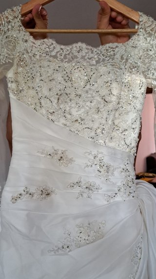 Vestido de novia blanco pronovias