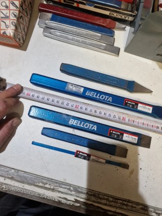 Juego de cinceles Bellota
