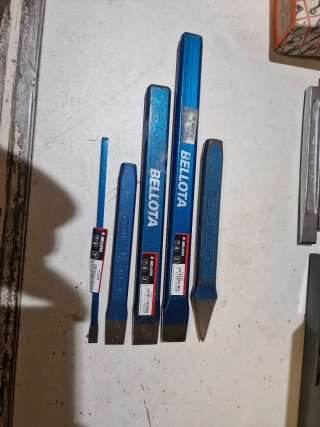 Juego de cinceles Bellota
