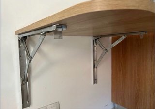 Mesa plegable de madera