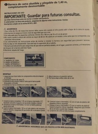 Barandilla de Cama Jane Infantil