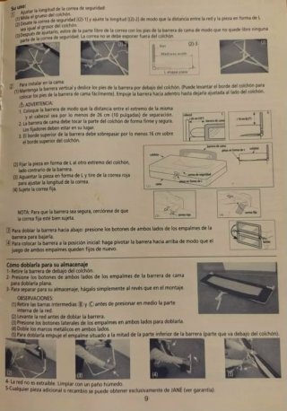 Barandilla de Cama Jane Infantil