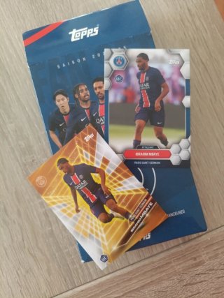 2 Cromos RC Mbappé Topps Saison 20