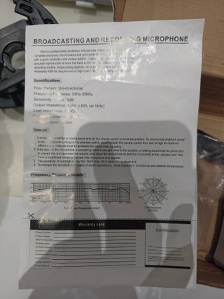 Microfono Condensatore AUTNE LGT 240