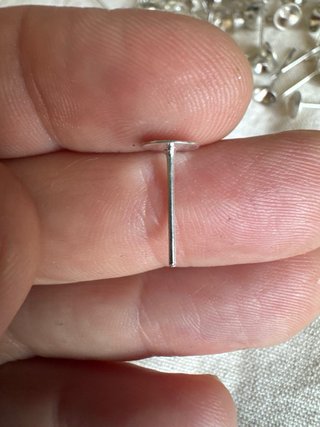 Perni per orecchini 100 pezzi color argento