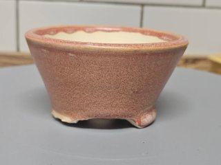 Maceta Kusamono Cerámica Rosa Beige