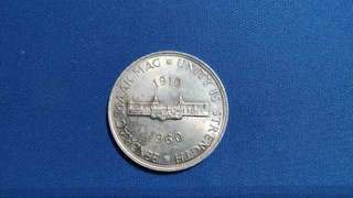 Sud Africa 5 Shellings 1960 Moneta Commemorativa