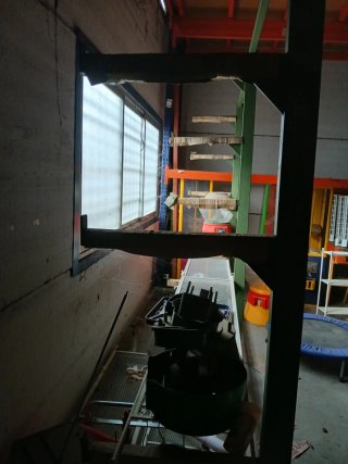 Estantería de taller con ruedas