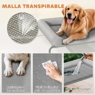 Cama elevada perros grande