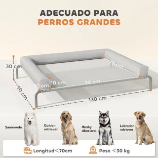 Cama elevada perros grande